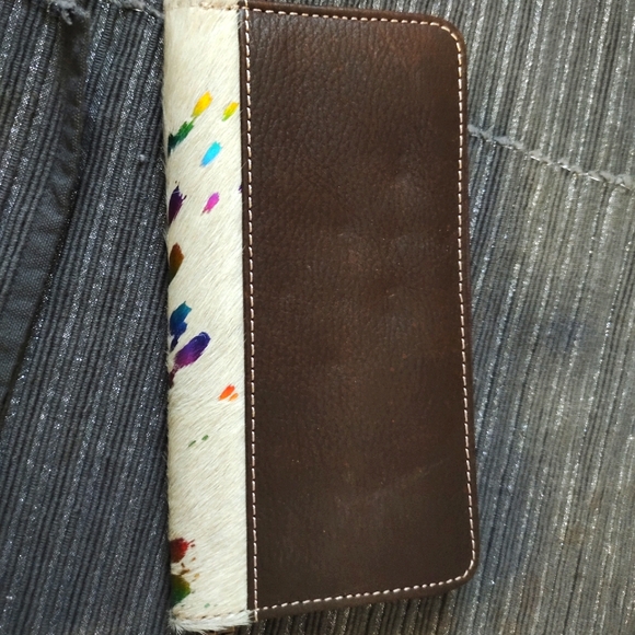 Rainbow Leather Wallet - Sixtease - Picture 2 of 3